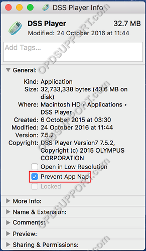 dss player for mac os x